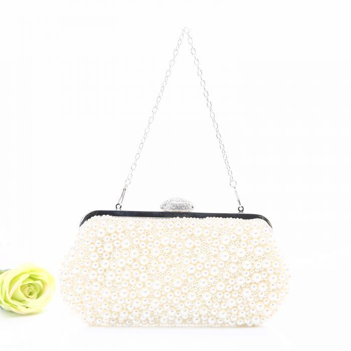 Soft silver 2025 clutch bag